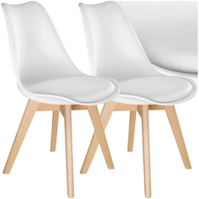 Abbildung von tectake Esszimmerstuhl Friederike (2er Set, 2 St), Gepolstert