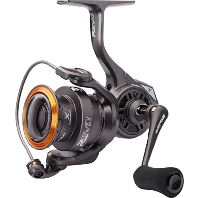 Abbildung von Abu Garcia Spinnrolle, Revo X Raubfischangeln, Süßwasserangler, Barsch, Hecht, Zander, Grau, 6,2:1 Übersetzung, robust &amp; leicht, 7+1 Lager, 2500