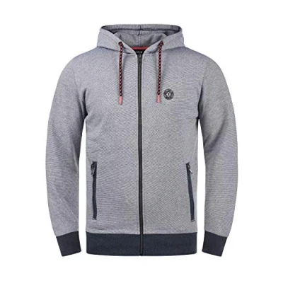 Abbildung von Solid Sdrafko Sweatjacke, Herren, Größe: Small, Insignia blue melange