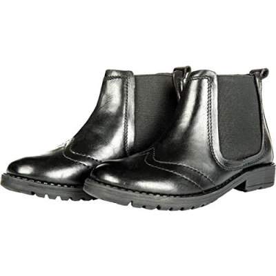 Abbildung von HKM Unisex Kinder jodhpur, Leder9100 Reitstiefel, 9100 Schwarz, 33 EU