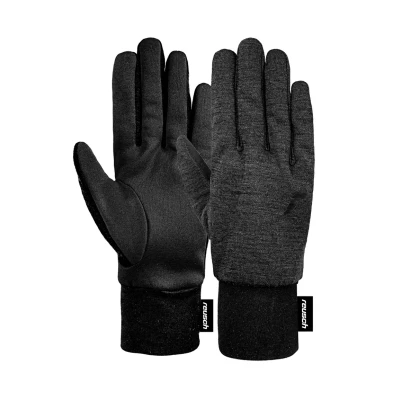 Abbildung von Reusch Merino Pro Touch TEC™ aus hochwertiger Wolle, extra amtungsaktive Sporthandschuhe für Laufen, Fahrradfahren, Wandern, Alltagshandschuhe Unterziehhandschuhe, Touchscreen