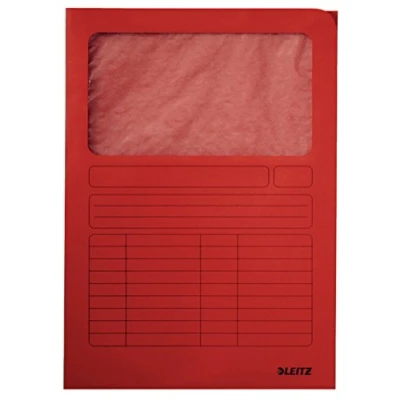 Abbildung von Leitz Sichtmappe A4 160g/qm Karton rot