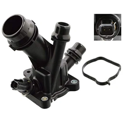 Abbildung von FEBI BILSTEIN 104762 Kühlwasserthermostat 90 mit Dichtung Temperaturschalter Gehäuse VOLVO: S40 II, V50, V70 3