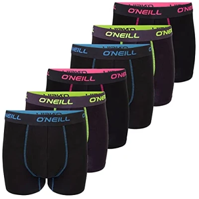 Abbildung von O&#039;Neill 6 PACK Panties, Herren, Größe: Large, Black neon