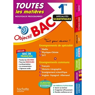 Abbildung von Objectif BAC 2025 1re Spécialités scientifiques Toutes les matières
