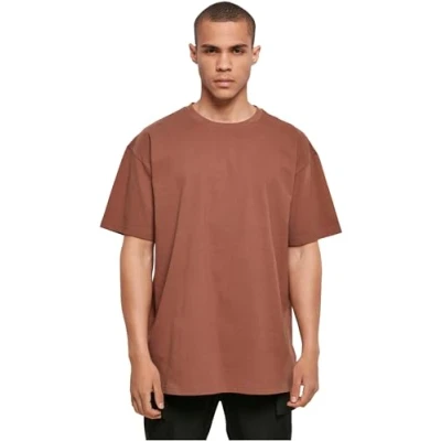 Abbildung von Build Your Brand Herren Heavy Oversize Tee T Shirt, Bark, M