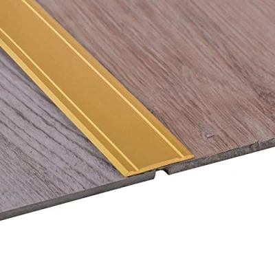 Abbildung von Gedotec Übergangsprofil Aluminium Messing eloxiert SUPERFLACH 1 Stück Übergangsschiene selbstklebend Maße: (L x B H) 2000 mm 30 1,75 Ausgleichsprofil Abschlussleiste