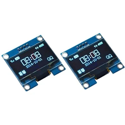 Abbildung von TECNOULAB 2 Stück OLED 128X64 LCD Display LED Modul I2C IIC SPI Serielle Blaue Farbe