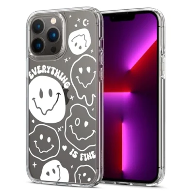 Abbildung von Spigen Ultra Hybrid Hülle Kompatibel mit iPhone 13 Pro Max Everything is fine