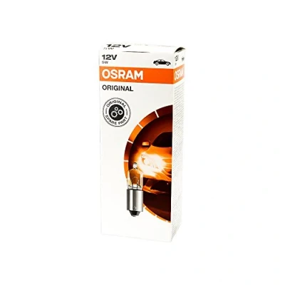 Abbildung von 10x OSRAM GLÜHBIRNEN 12V 5W BA9s INNENRAUMBELEUCHTUNG RÜCKLICHT STANDLICHT