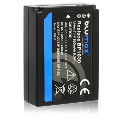 Abbildung von Blumax Akku für Samsung BP1030 / BP1130 850mAh kompatibel mit NX 500 300 200 210 1000 1100 100