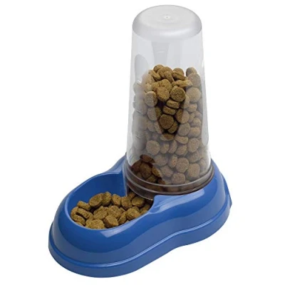 Abbildung von Ferplast Futter oder Wasserspender für Hunde und Katzen AZIMUT 1500 Futtertrog 1,5 Liter Wasser, Rutschfester Boden, 16,5 x 25 h 24,5 cm Blau