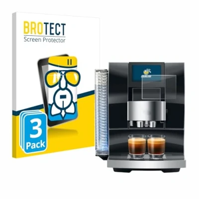 Abbildung von BROTECT Schutzglas für Jura Z10 (3 Stück) Schutzfolie Panzer Folie Glas [Extrem Kratzfest 9H, Anti Fingerprint, Ultra Transparent]