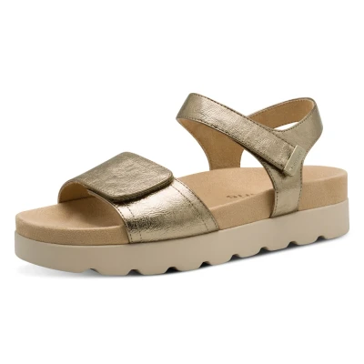 Abbildung von Tamaris Keilsandalette, Damen, Größe: 40, Bronce Schuhe