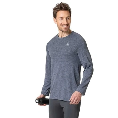 Abbildung von ODLO CREW NECK Essential Seamless Unterhemd/shirt, Herren, Größe: 46/48, Folkstone gray melange