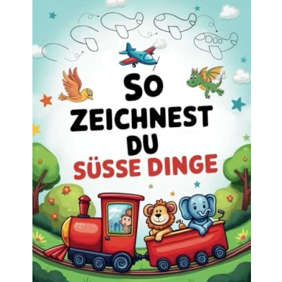 Abbildung von So zeichnest du süße Dinge: Das kreative Zeichenbuch mit einfachen Schritt für Anleitungen Kinder ab 5 Jahren zur Förderung von ... Feinmotorik (Süße Dinge zeichnen Kinder)