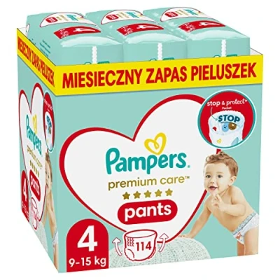 Abbildung von Pampers Windeln Pants Windelhosen Einwegwindeln Größe 4, 114 Stück, 9 15 kg