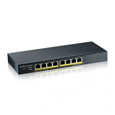 Abbildung von Zyxel GS1900 8HP v3 PoE Managed L2 Gigabit Ethernet (10/100/1000) Power over (PoE) Black
