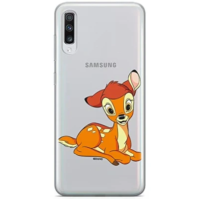 Abbildung von ERT GROUP Handyhülle für Samsung A70 Original und offiziell Lizenziertes Disney Muster Bambi 016 optimal an die Form des Handy angepasst, teilweise transparent