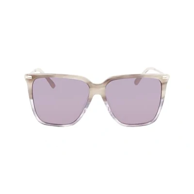 Abbildung von Calvin Klein Unisex CK22531S Sunglasses, 023 Striped Grey, Einheitsgröße