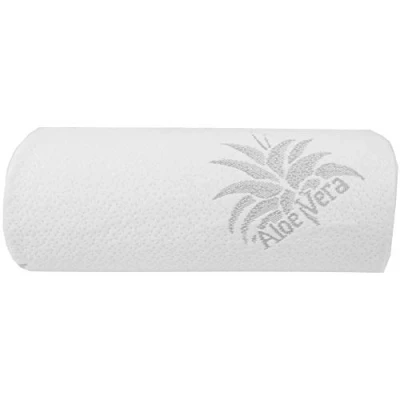 Abbildung von Bestgoodies Kopfkissen mit Memory Foam und abnehmbaren Bezug, Nackenrolle in 40x15cm