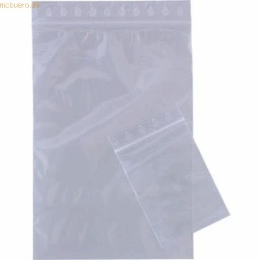 Abbildung von Debatin Schnellverschlussbeutel 250x350mm transparent VE=100 Stück