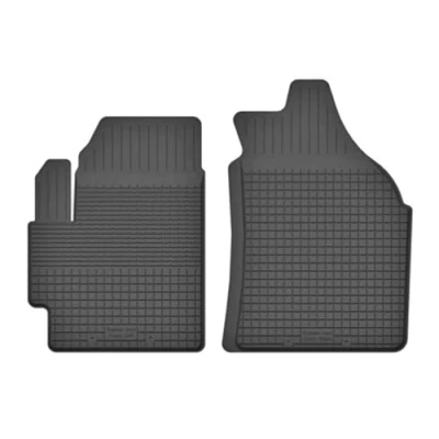 Abbildung von Gummimatten Automatten Gummifussmatten Gummi Fußmatten für Chevrolet Spark I M300 Bj. 2010 2015 VORNE Fahrer und Beifahrermatte FX_T