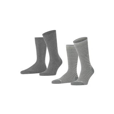 Abbildung von Burlington 2ER PACK Socken, Herren, Größe: 41 46, Grau