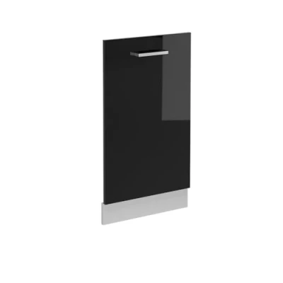 Abbildung von Vicco Geschirrspülblende R Line, Schwarz Hochglanz, 45 cm ohne Arbeitsplatte