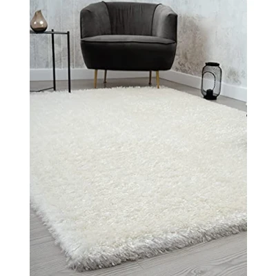Abbildung von Mia&#039;s Teppiche Fiona Teppich Wohnzimmer, Schlafzimmer Cream 80x150 cm Hochflor, 80123 60