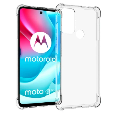 Abbildung von Motorola Moto G60s Hülle Silikon iMoshion Soft Case/Backcover Handyhülle Transparent