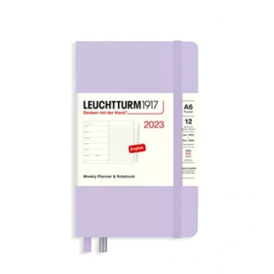 Abbildung von LEUCHTTURM1917 365894 Wochenkalender &amp; Notizbuch Pocket (A6) 2023, 12 Monate, Lilac, Englisch