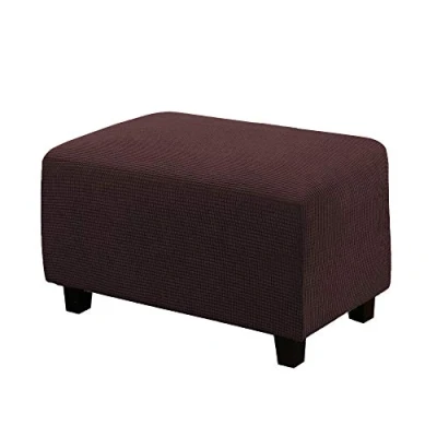 Abbildung von WINS Bezug für Ottoman, rechteckig, dehnbar, Ottomane, Sofa, Sitzsack, Dunkelbraun