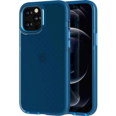 Abbildung von tech21 Evo Check Handyhülle für Apple iPhone 12 Pro Max mit 3,6 m Fallschutz, klassisches Blau