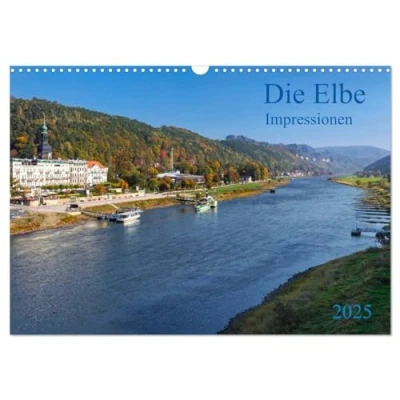 Abbildung von Die Elbe Impressionen (Wandkalender 2025 DIN A3 quer), CALVENDO Monatskalender