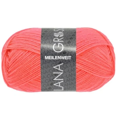 Abbildung von LANA GROSSA Meilenweit 4 fach 50g 1411 lachs Häkelwolle, 210 m