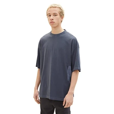 Abbildung von TOM TAILOR Denim Herren T Shirt 1035598, 10668 Sky Captain Blue, XL