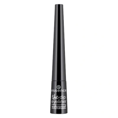 Abbildung von essence cosmetics the dip eyeliner, Eye Liner, wasserfest, schwarz, langanhaltend, intensiv, vegan, ohne Parfüm (2,5ml)