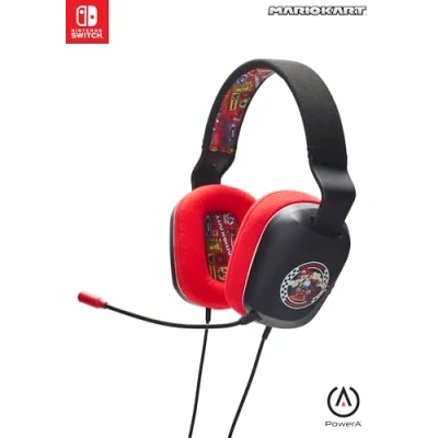 Abbildung von PowerA Wired Stereo Headset for Nintendo Switch Mario Kart Rivals, 3.5 mm, wired, stereo, officially licensed