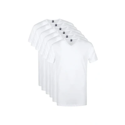 Abbildung von ALAN RED Vermont Vneck 6 PACK Tshirt basic, Herren, Größe: Medium, Wit