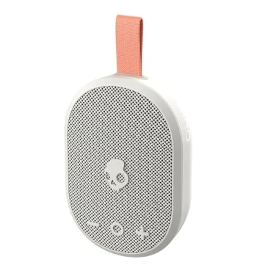 Abbildung von Skullcandy Ounce+ Wireless tragbarer Bluetooth Lautsprecher, Wasserdicht (IPX7), 16 Stunden Akkulaufzeit, True Stereo mit integriertem Trageriemen für Reisen, Outdoor Einsätze Bone/Orange