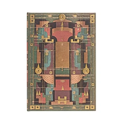 Abbildung von Lion’s Den (Sybil Pye Bindings) Midi Unlined Hardcover Journal: Hardcover, 120 gsm, ribbon marker, memento pouch, elastic closure