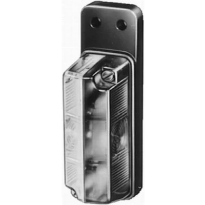 Abbildung von HELLA 2TJ 003 168 057 Umrissleuchte Begrenzungsleuchte Anhänger Wohnwagen 6/12/24V Anbau Lichtscheibenfarbe: rot/weiß seitlicher