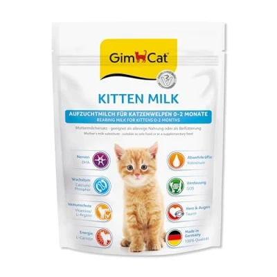 Abbildung von GimCat Kitten Milk Muttermilchersatz Katzenmilch mit Taurin und Calcium 1 Beutel (1 x 200 g)