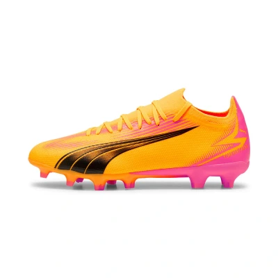 Abbildung von Puma Ultra Match FG/AG Fußballschuh Nocken, Herren, Größe: 40.5, Sun stream/black/sunset glow Schuhe