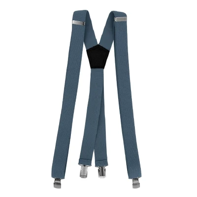 Abbildung von Fabio Farini HOSENTRÄGER 3CM Breite Xform Verstellbare LÄNGE MIT Clipverschluss Gürtel business, Herren, Größe: One Size, Hellblau