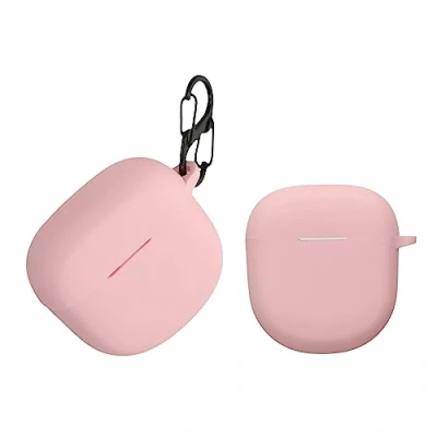 Abbildung von kwmobile Hülle kompatibel mit Bose QuietComfort Earbuds II Kopfhörer Case TPU Silikon Cover Schutzhülle in Altrosa