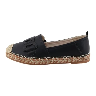 Abbildung von TOM Tailor Licence Flache MIT KONTRASTNÄHTEN Espadrille, Damen, Größe: 40, Navy Schuhe