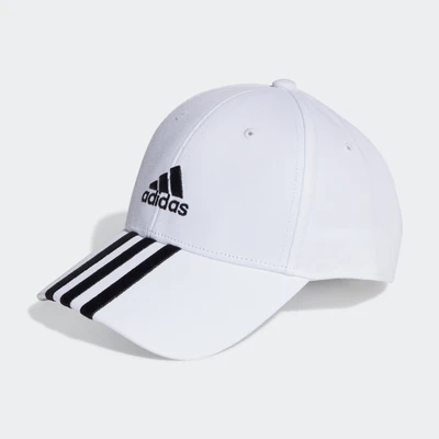 Abbildung von adidas Sportswear 3 Stripes Twill Baseball Cap, Größe: M/L, White black