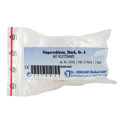 Abbildung von Fingerschiene nach Stack Gr.6 Klettband 1 St